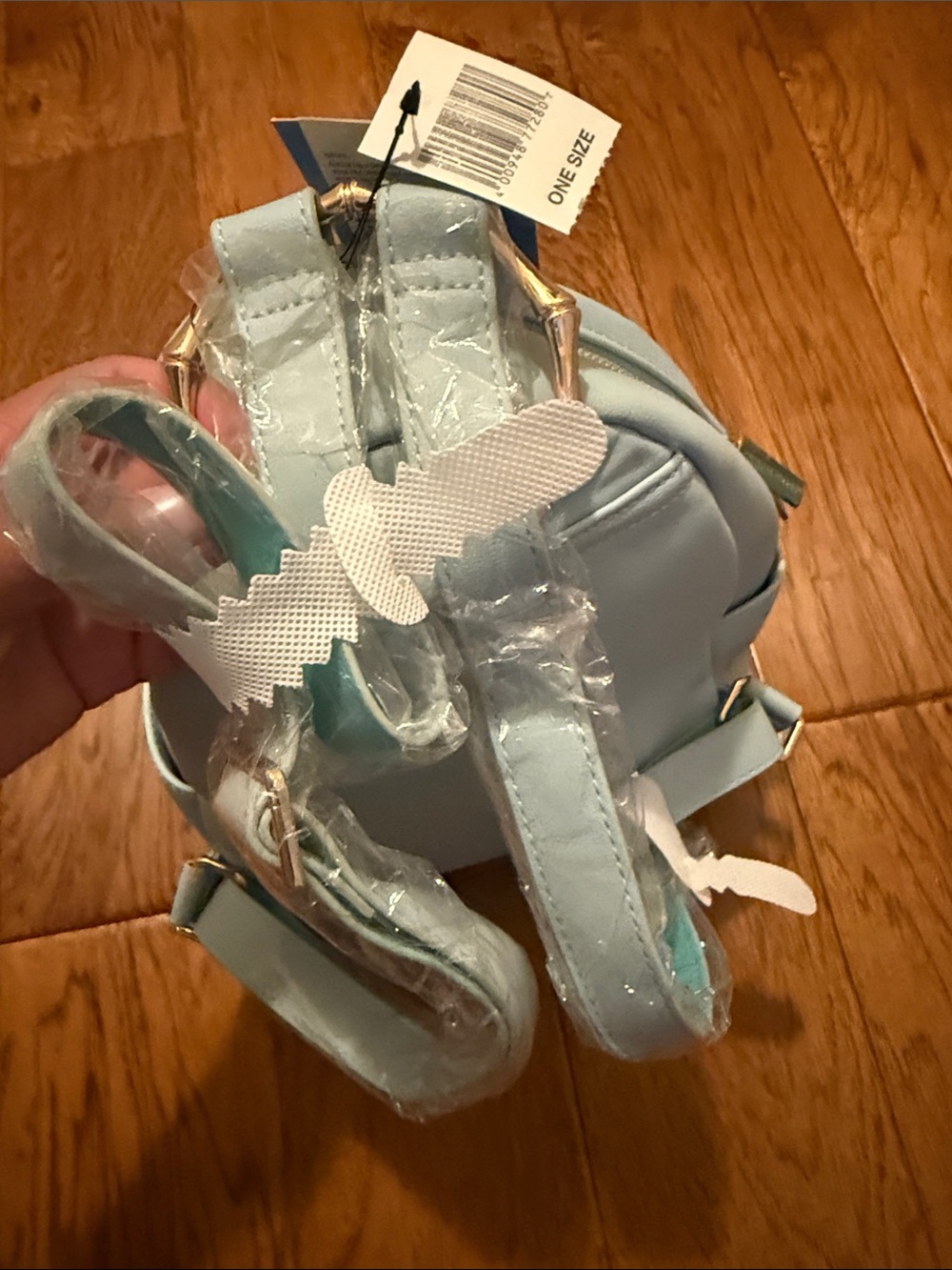 Danielle Nicole Light Blue Moon & Gem Embellished Mini Backpack - Picture 4 of 8